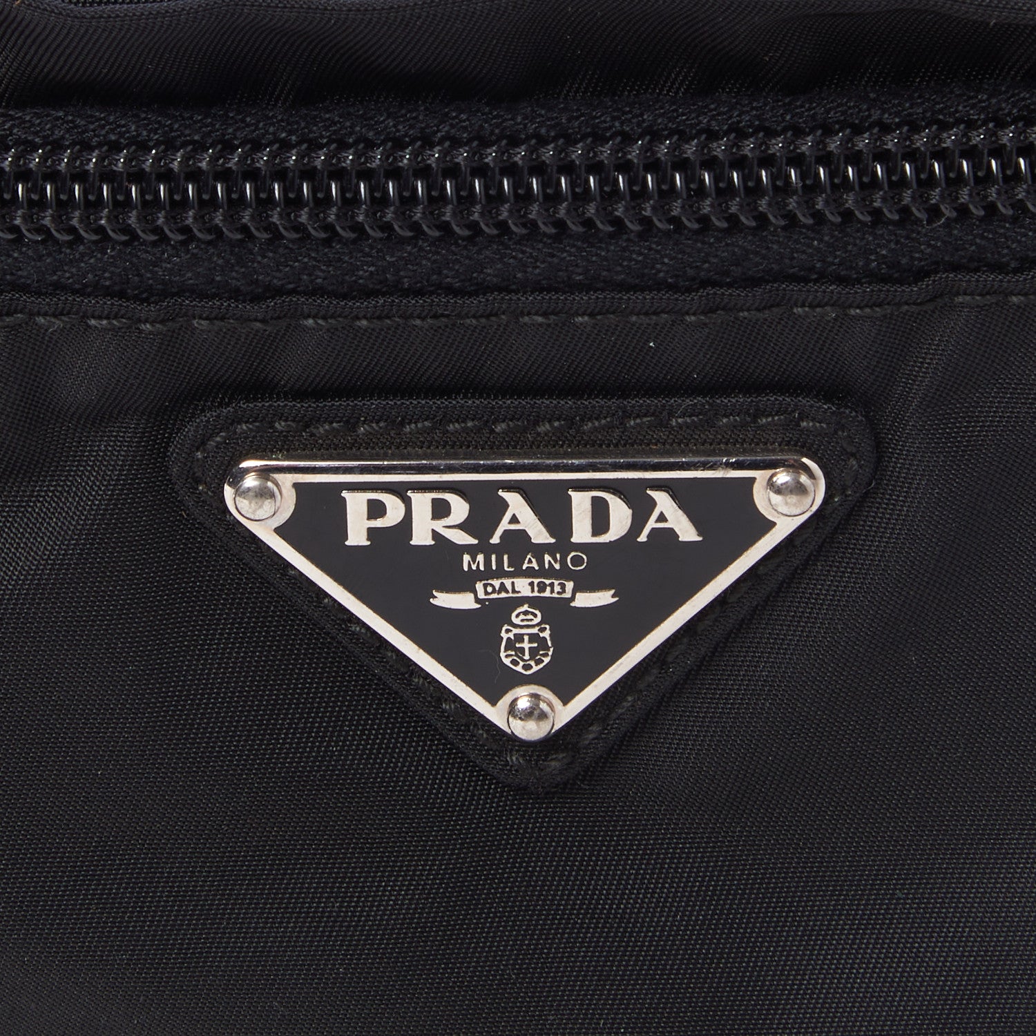 Prada Tessuto Nylon Montagna Belt Bag Black 7 of 7