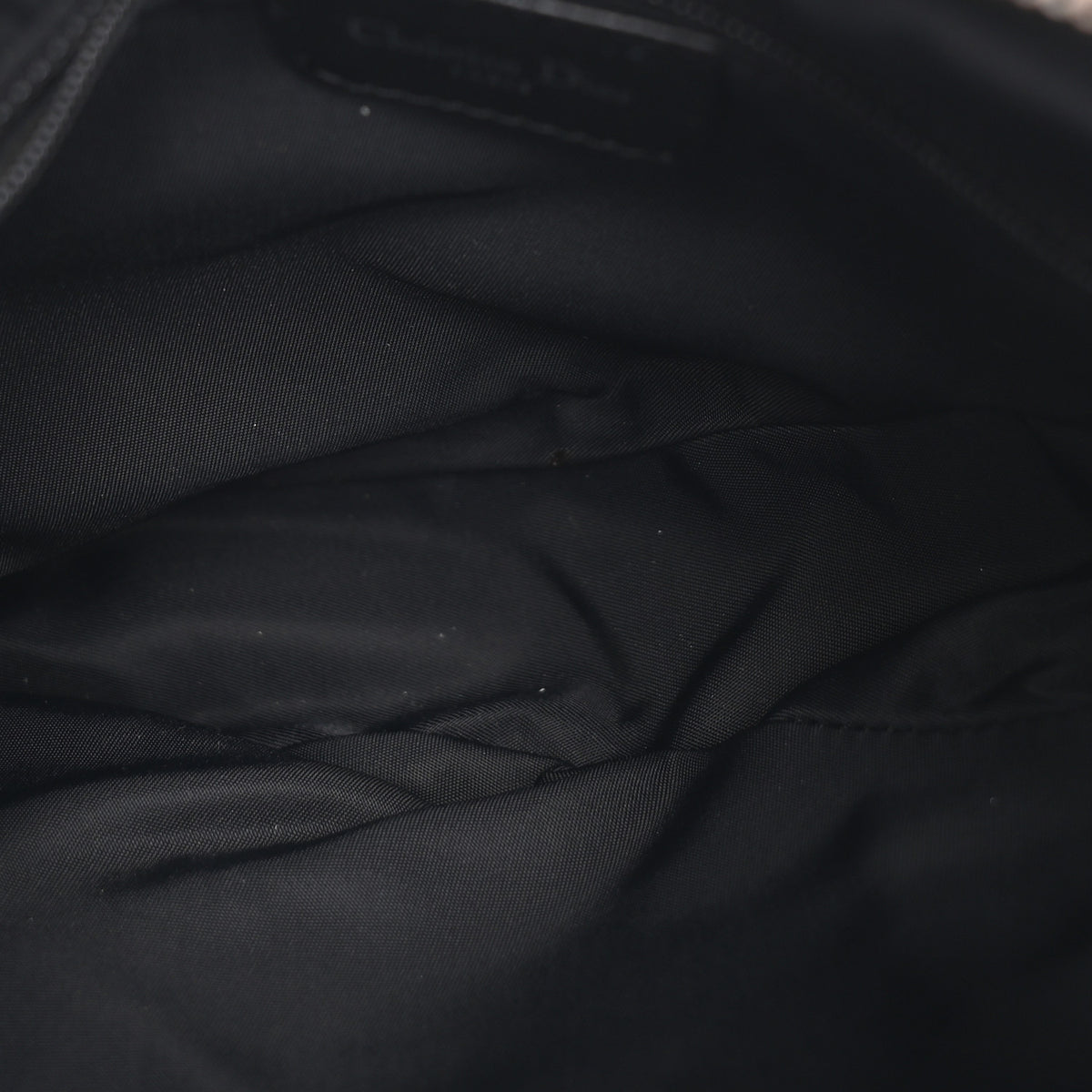 Christian Dior Monogram Saddle Bag Black 4 of 8