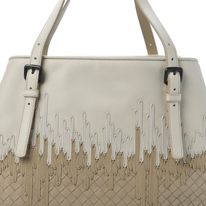 Bottega Veneta Nappa Intrecciato Medium Flow Wave Tote Mink Mist 8 of 8