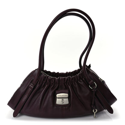 Marc Jacobs Calfskin Medium The Cristina Satchel Dark Red 1 of 8