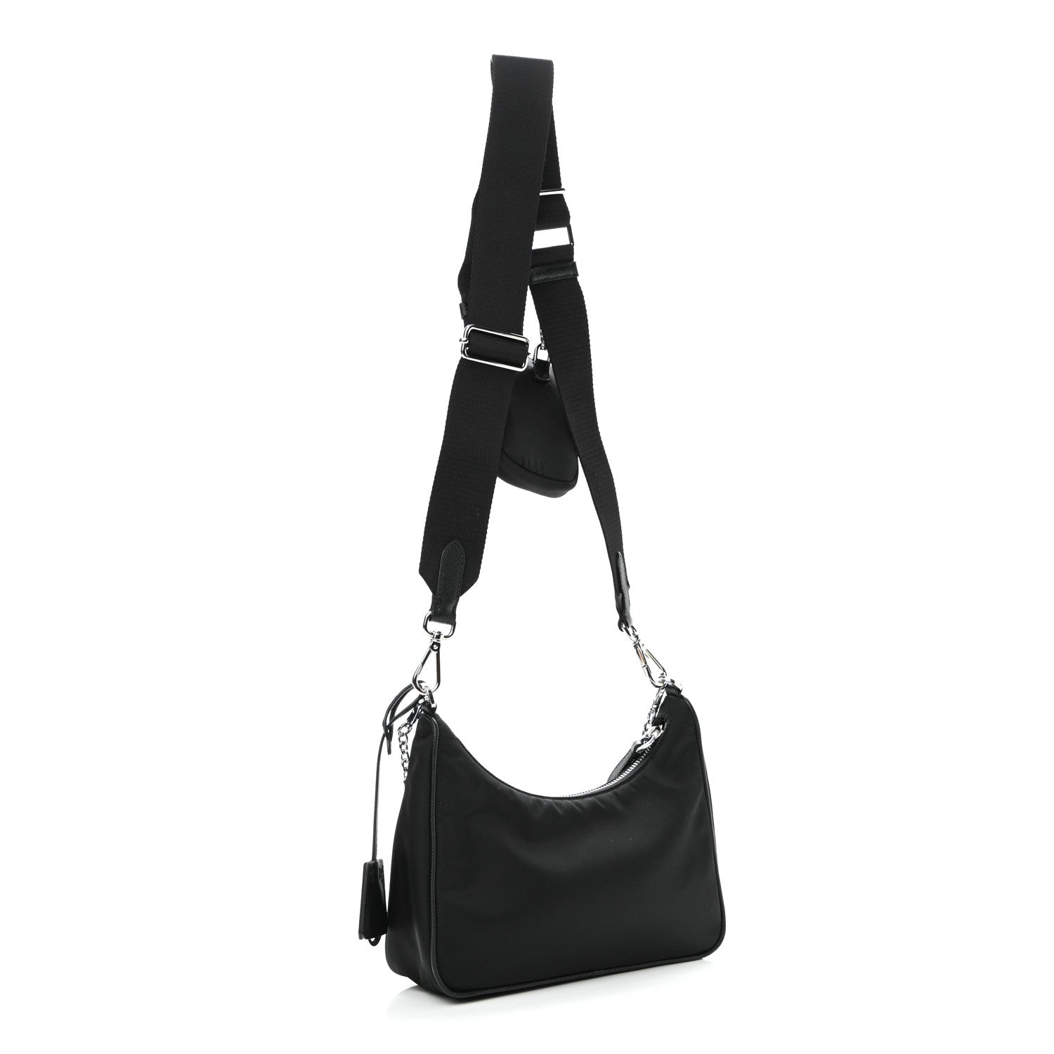 Prada Nylon Re-Edition 2005 Shoulder Bag Black 3 of 12