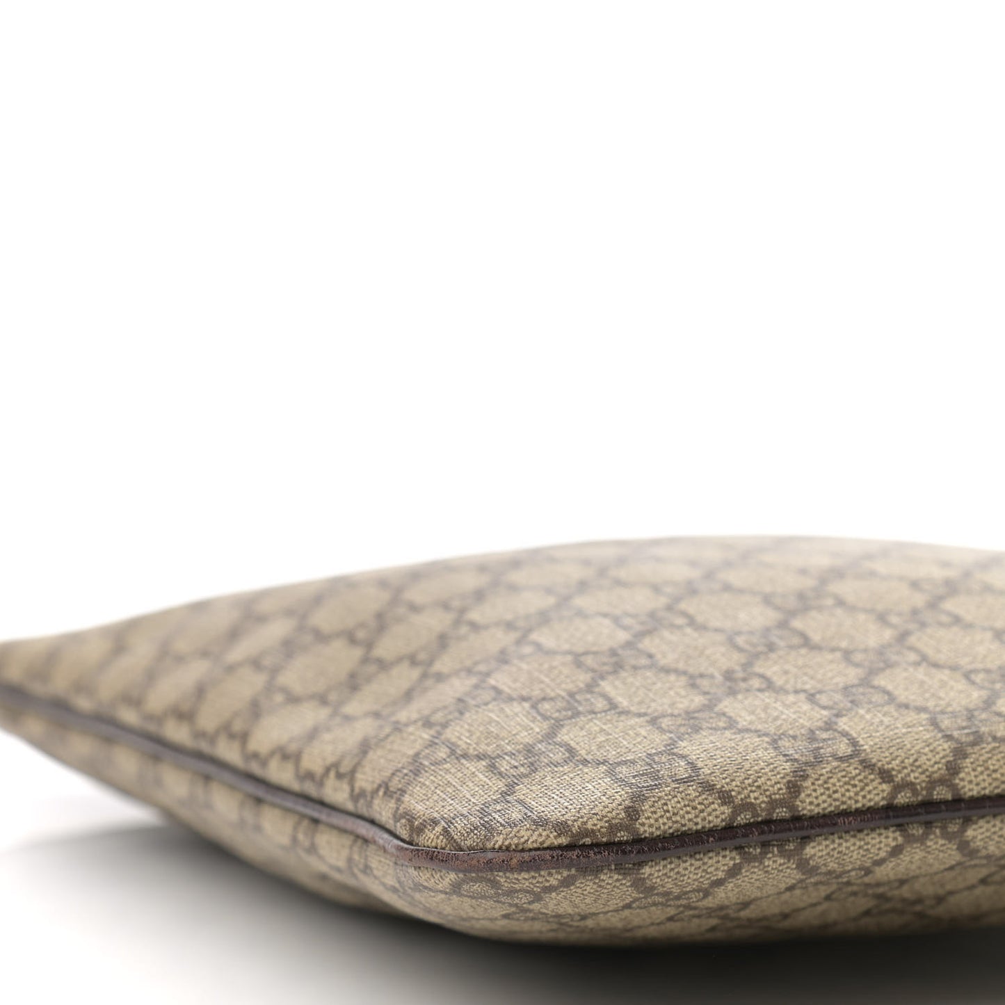 GG Plus Monogram Flat Vertical Tote Dark Brown