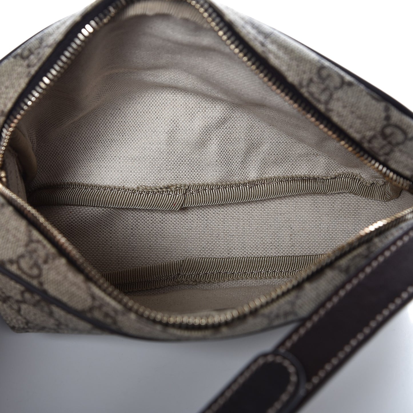 GG Plus Monogram Small Shoulder Bag Dark Brown