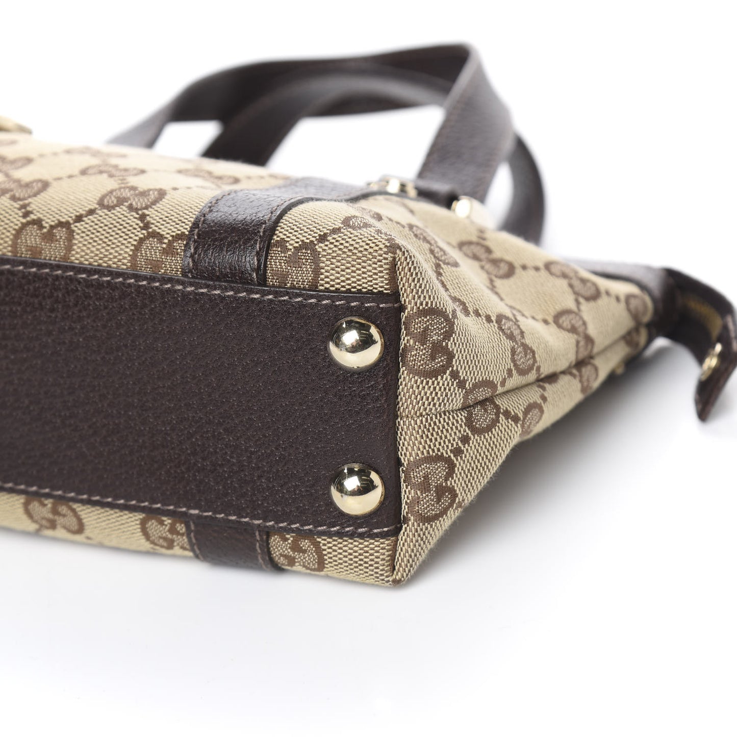 Monogram Small Abbey Tote Dark Brown