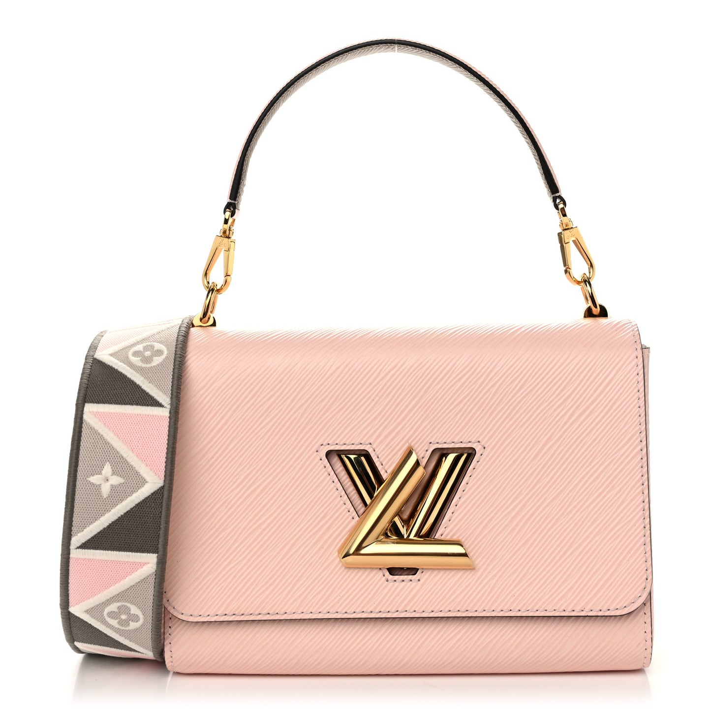 Epi Twist Shoulder Bag MM Rose Jasmine