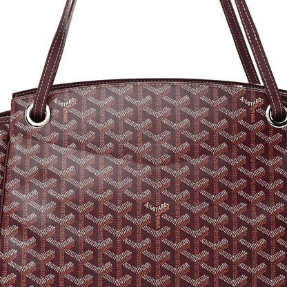 Goyard Goyardine Rouette PM Burgundy 7 of 9