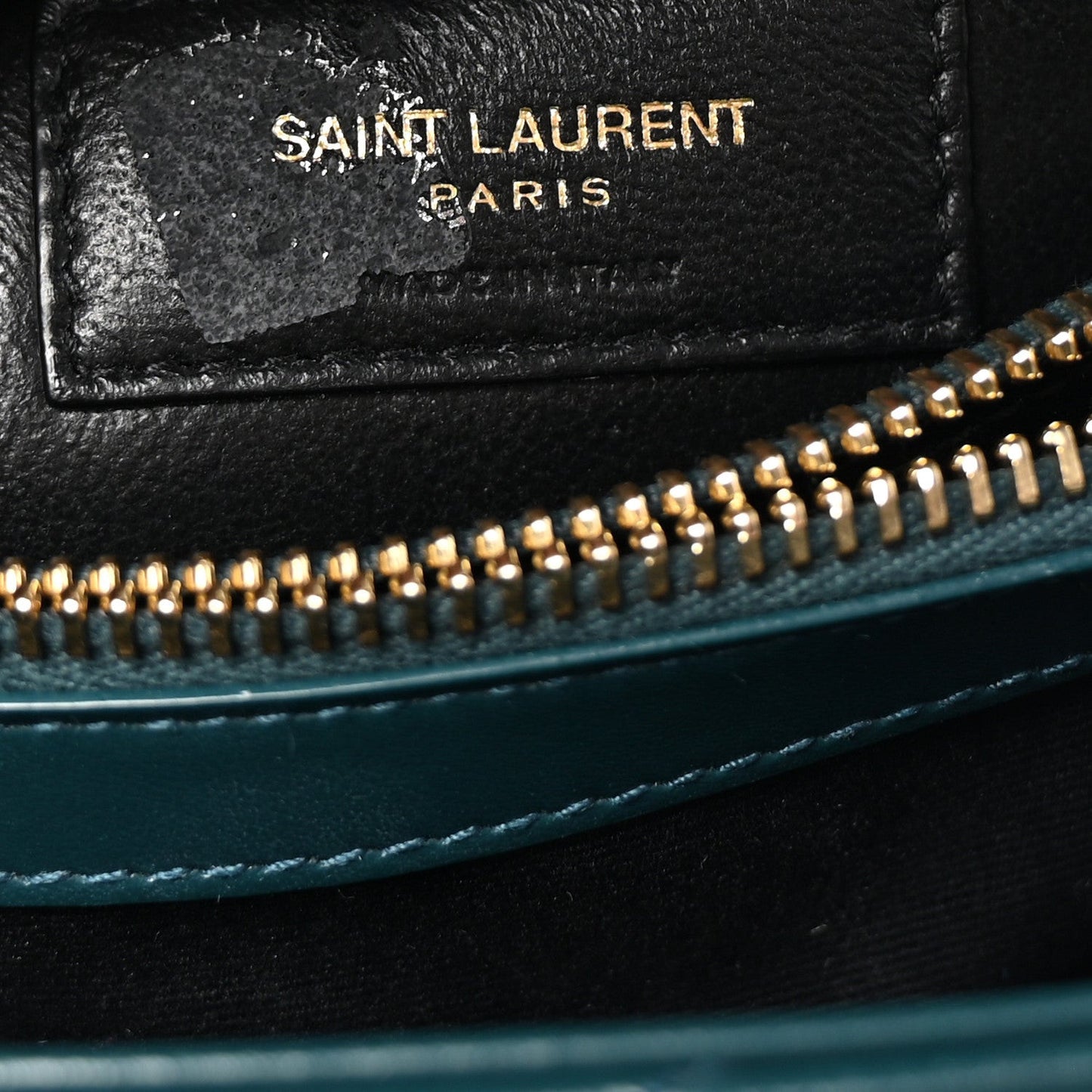Calfskin Y Quilted Monogram Small Loulou Chain Satchel Sea Turquoise