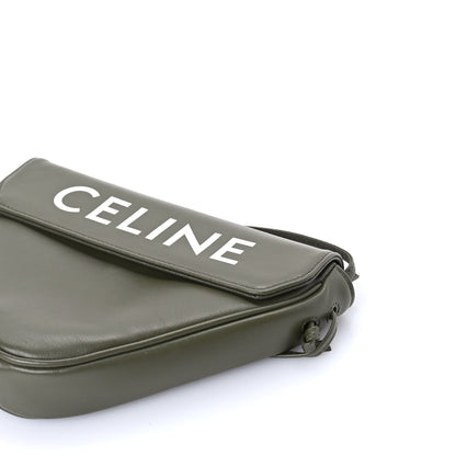 Celine Smooth Calfskin Triangle Crossbody Bag  Green 8 of 8