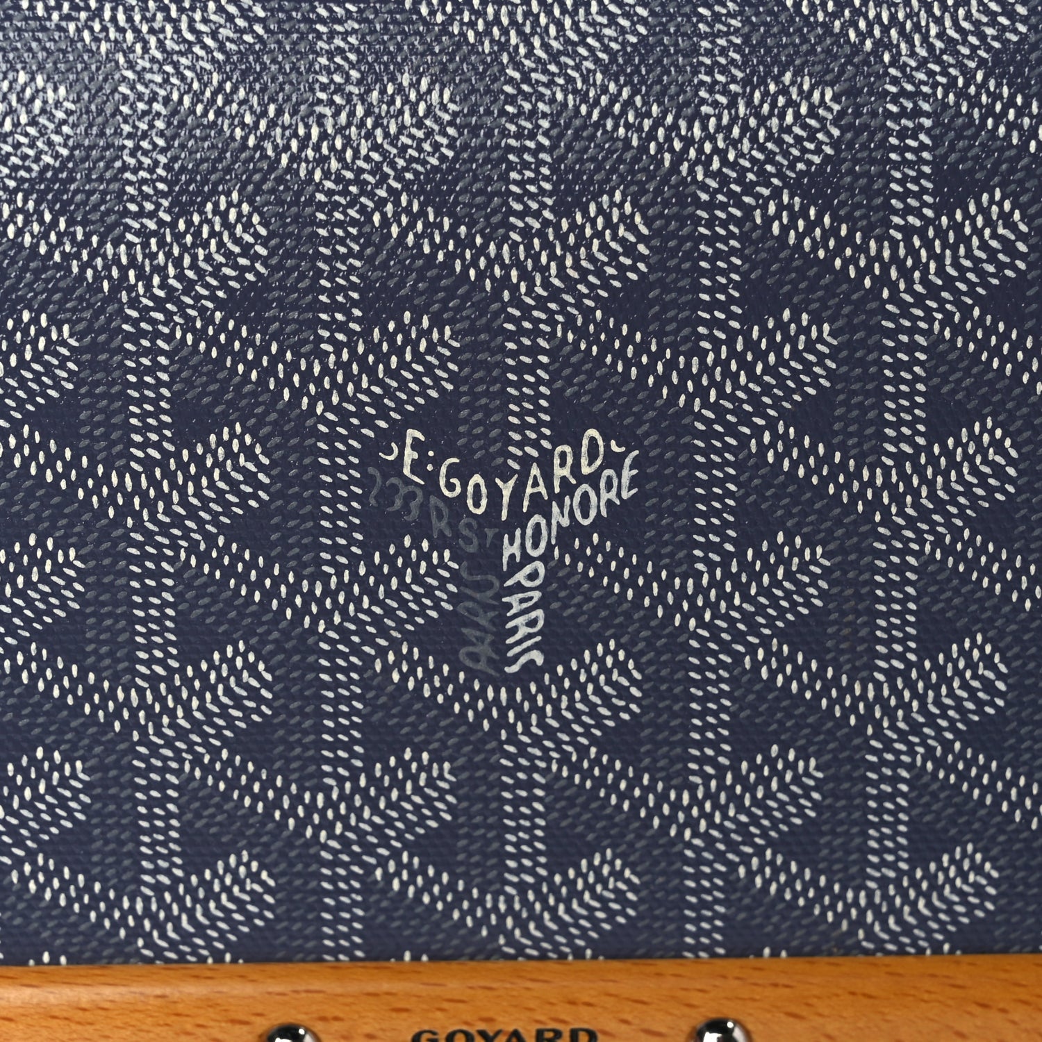 Goyard ine Monte Carlo Bois Clutch With Strap Gray 11 of 16