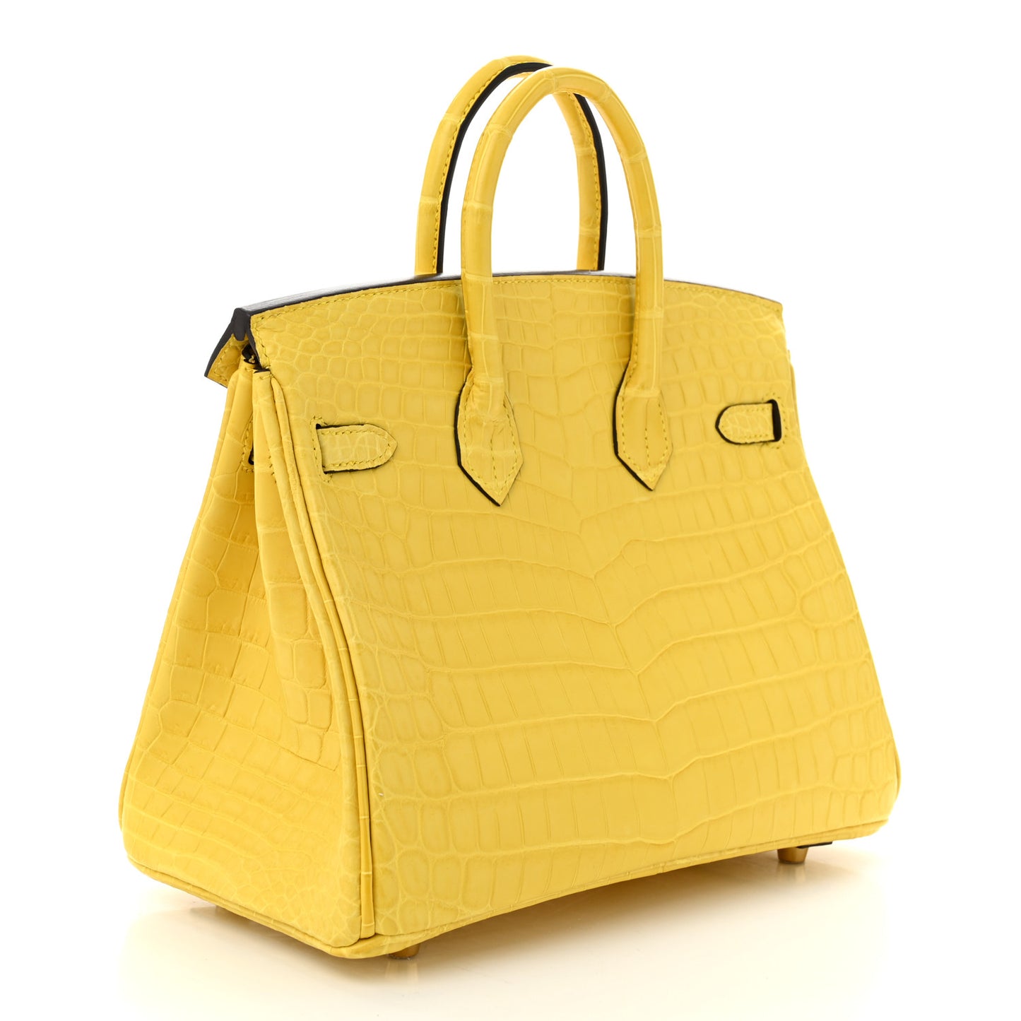Matte Niloticus Crocodile Birkin 25 Mimosa