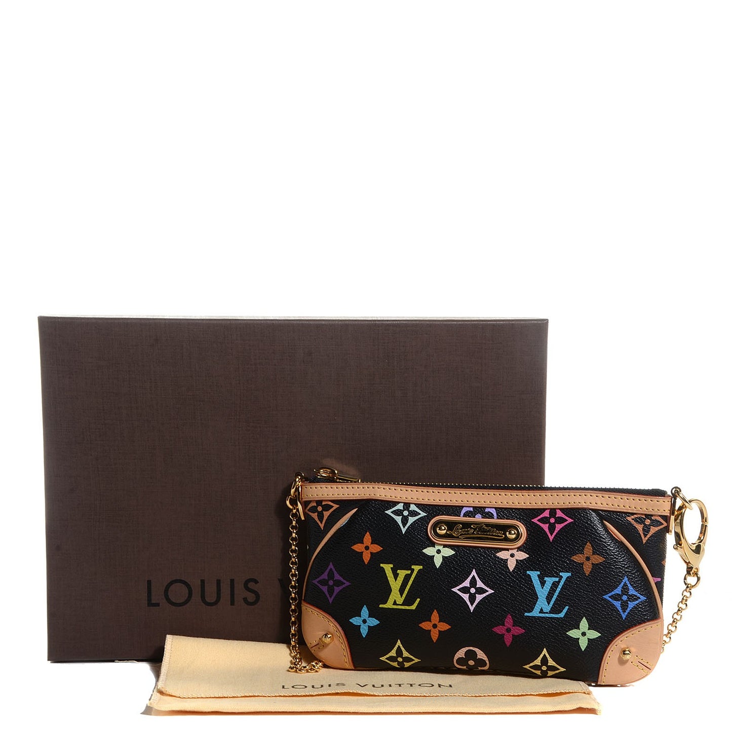 Monogram Multicolor Pochette Milla MM Black