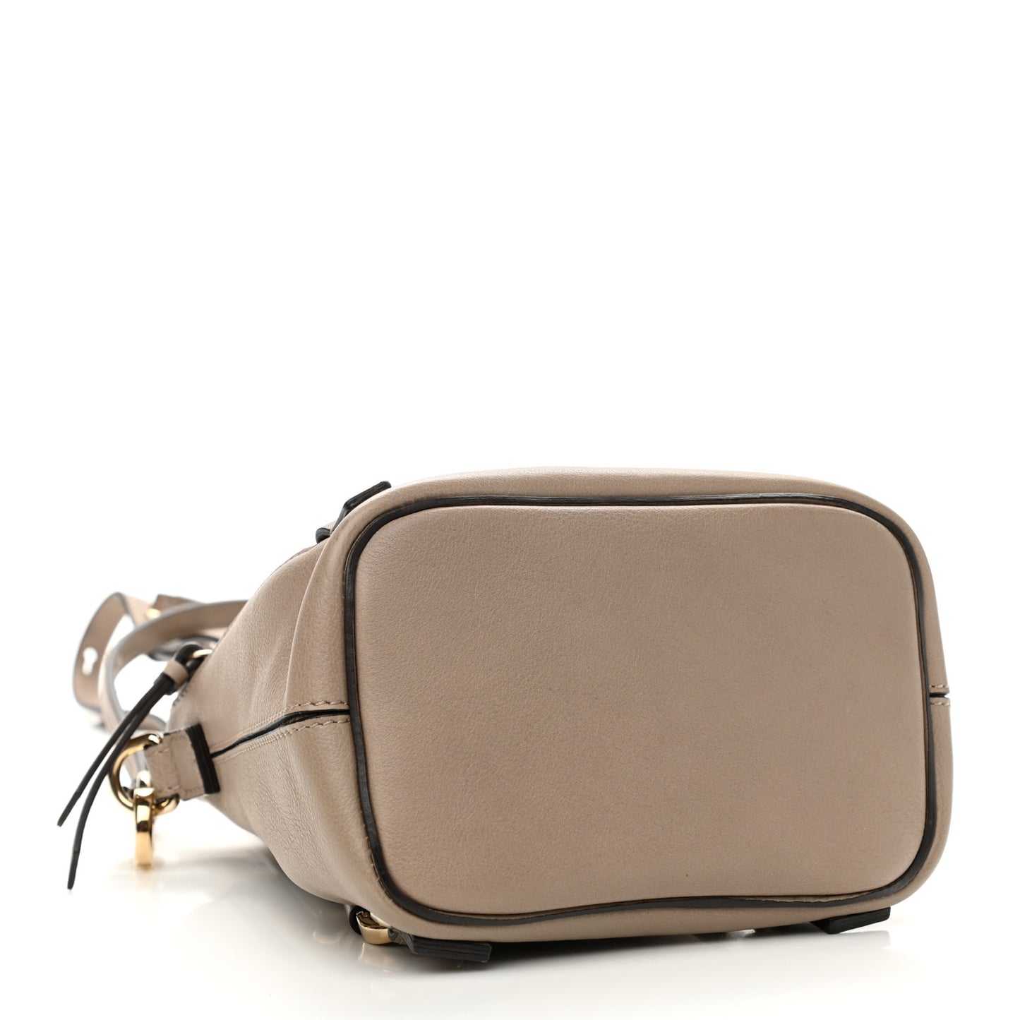 Suede Calfskin Mini Faye Backpack Motty Grey