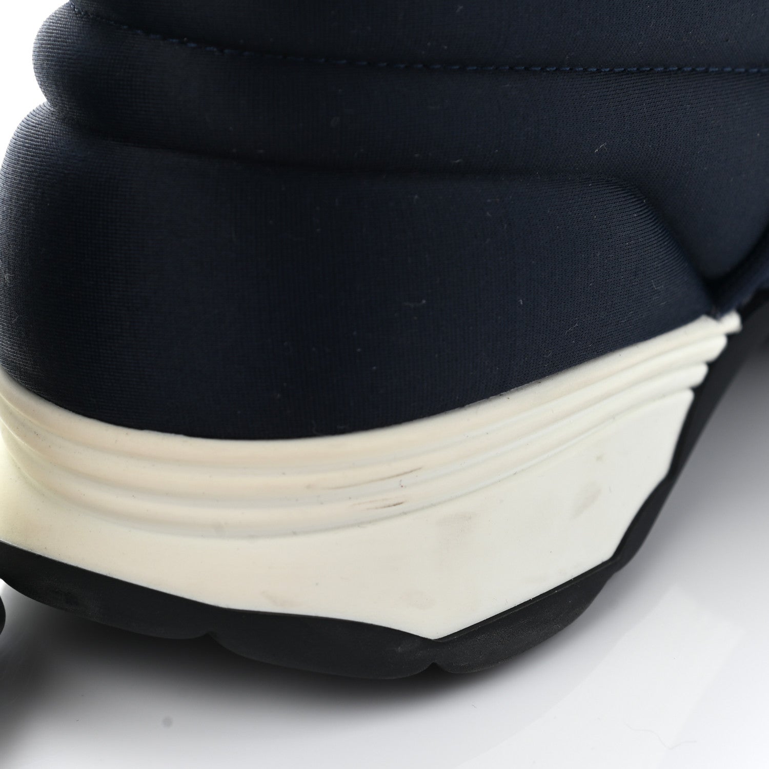 Chanel Stretch Fabric CC Sneakers 39 Blue 8 of 8