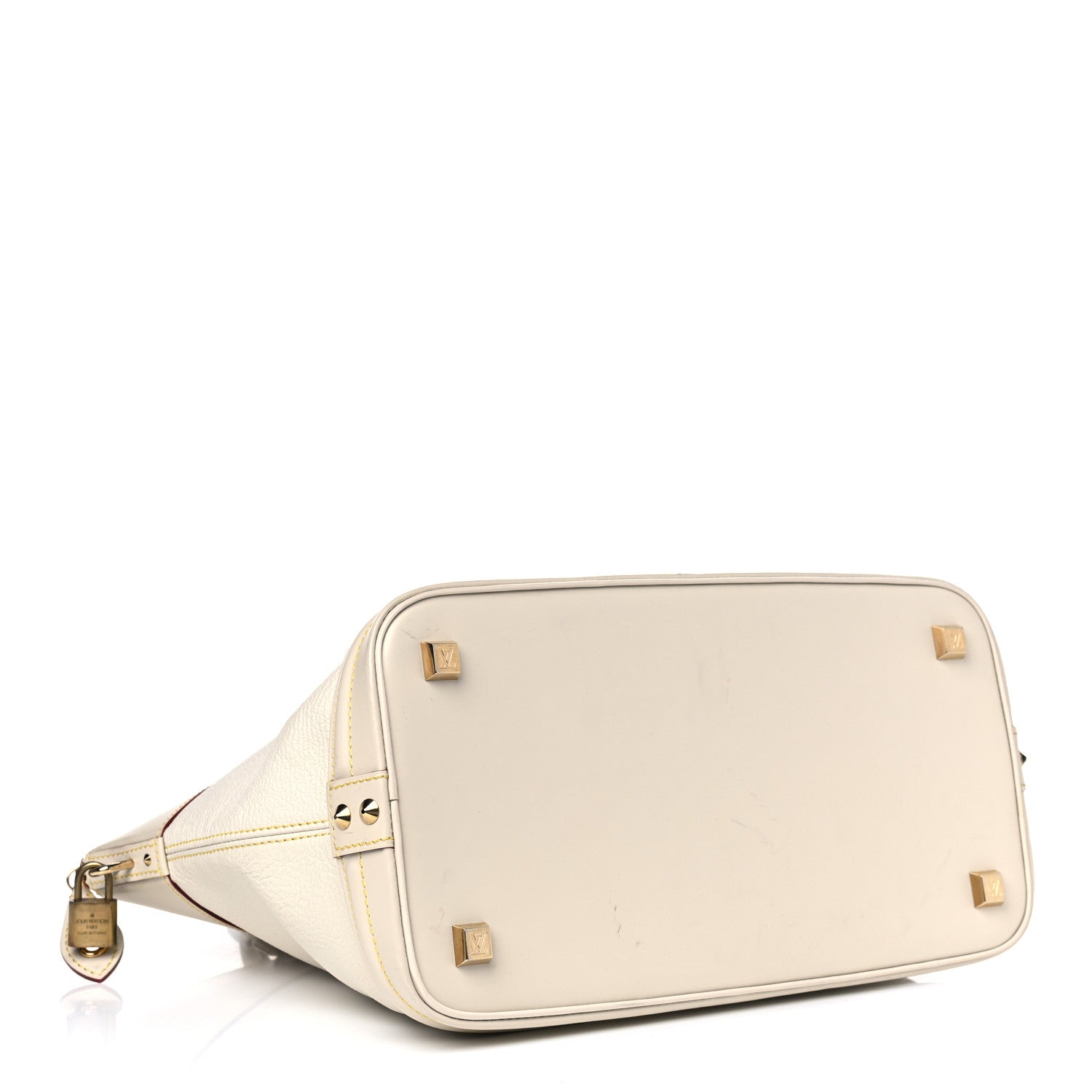 Louis Vuitton Suhali Lockit MM White 4 of 25