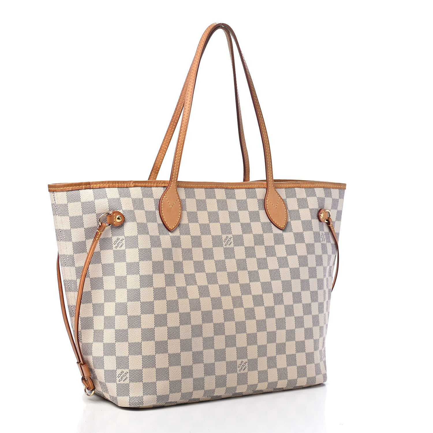 Louis Vuitton Damier Azur Neverfull MM 3 of 9