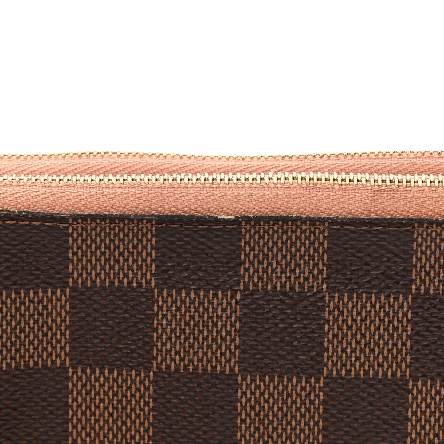 Damier Ebene Double Zip Pochette