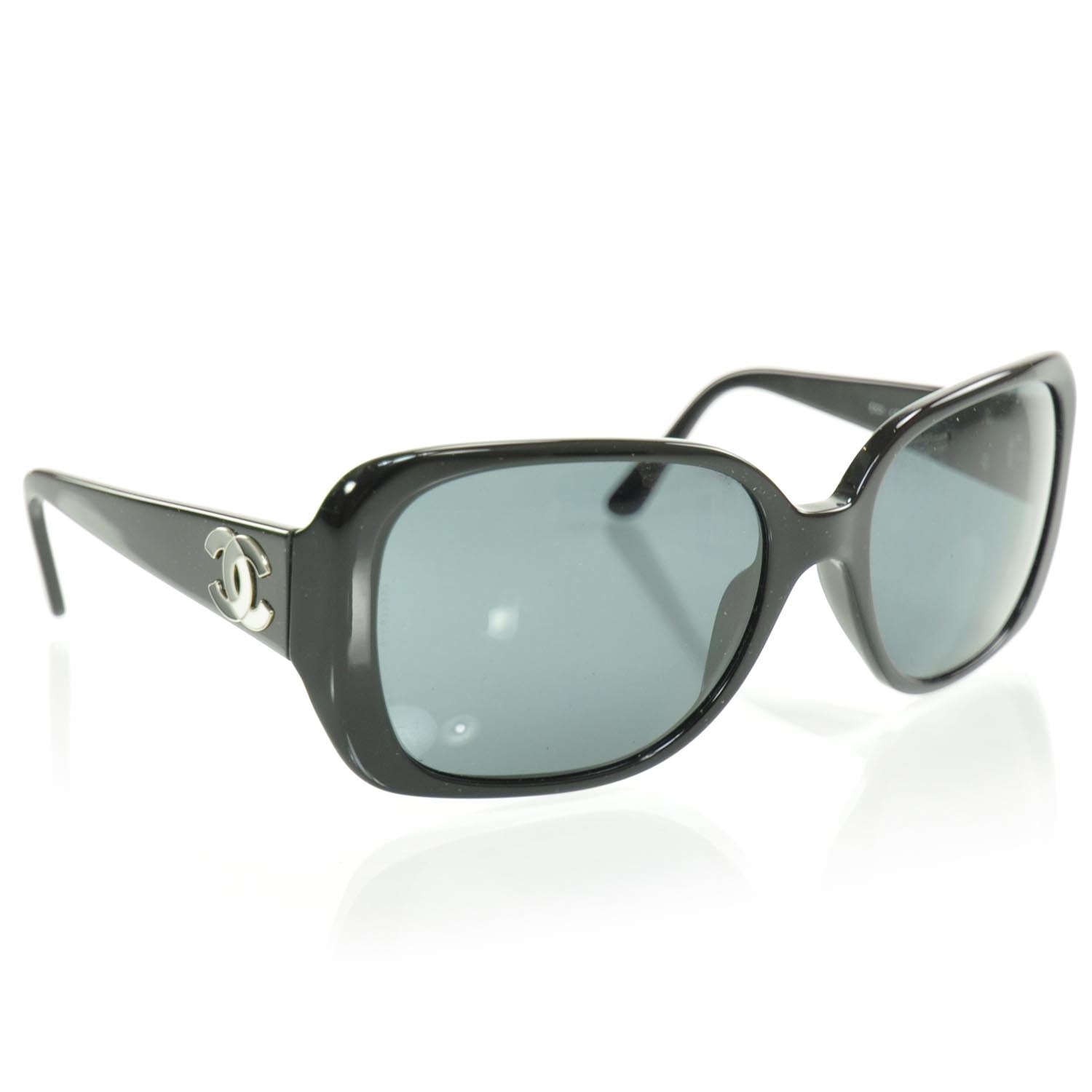 Chanel CC Logo Sunglasses 5101 Black 1 of 7