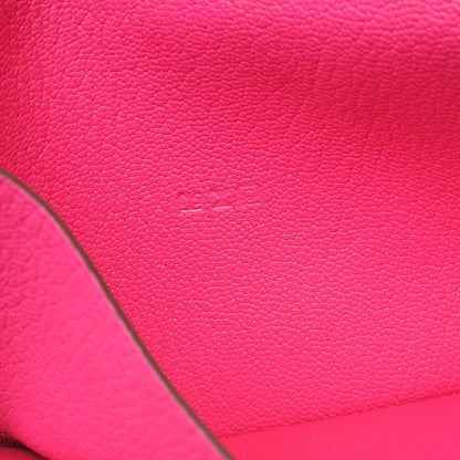 Hermes Chevre Mysore Evelyne Long Wallet Rose Tyrien 8 of 10