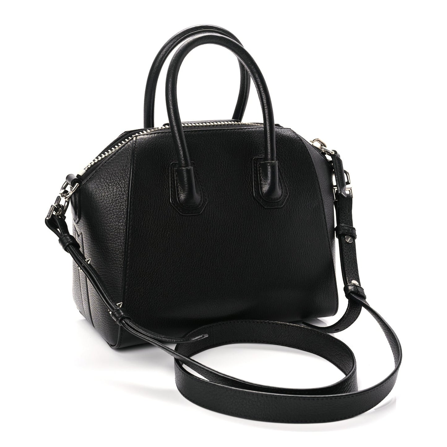 Sugar Goatskin Mini Antigona Black