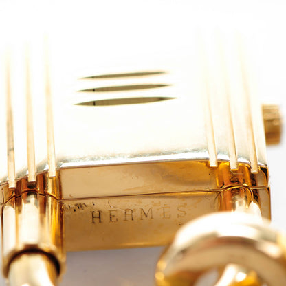 Hermes Stainless Steel Barenia 20mm Kelly Cadena Double Tour Quartz Watch Noir 5 of 8