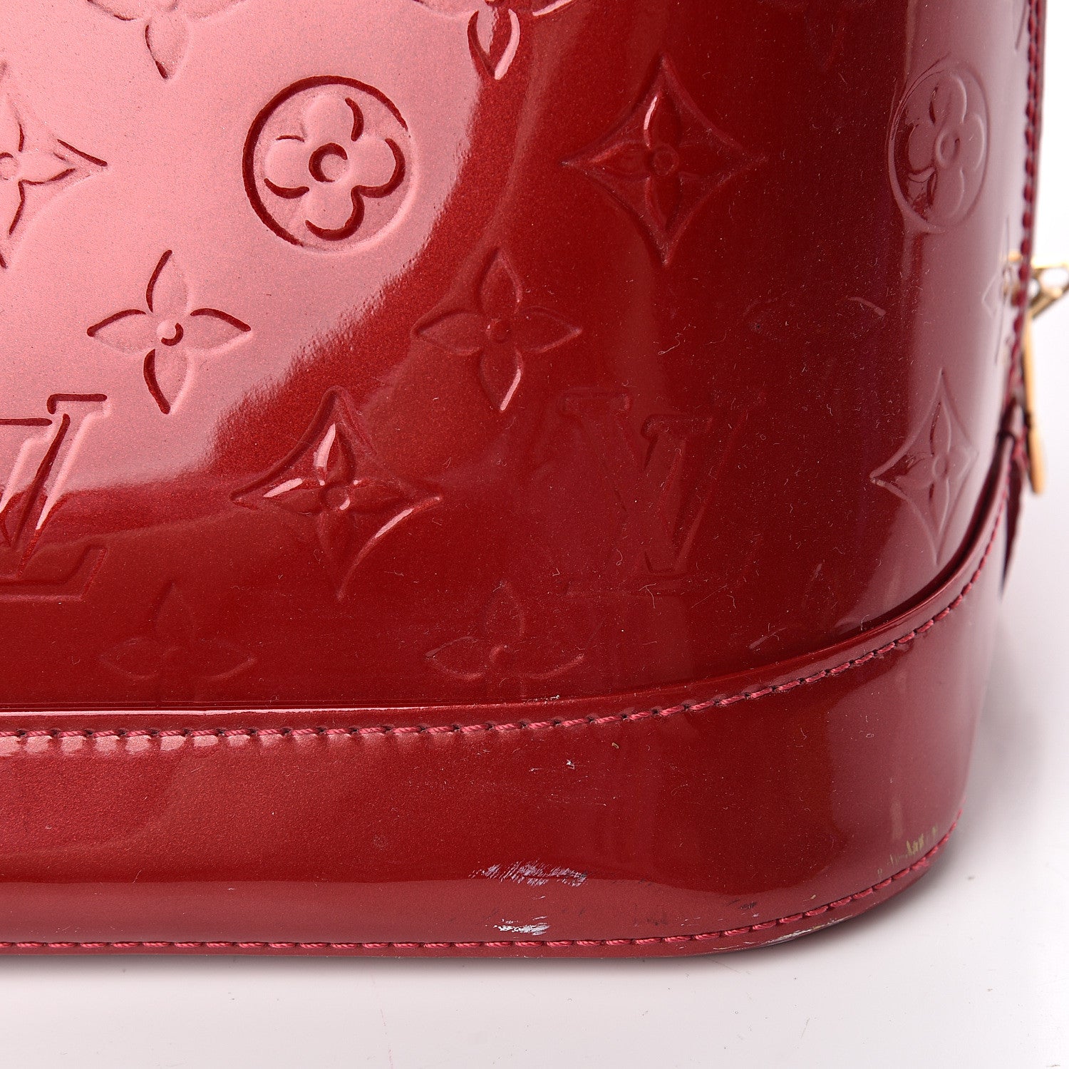 Louis Vuitton Vernis Alma GM Pomme D'Amour 8 of 13