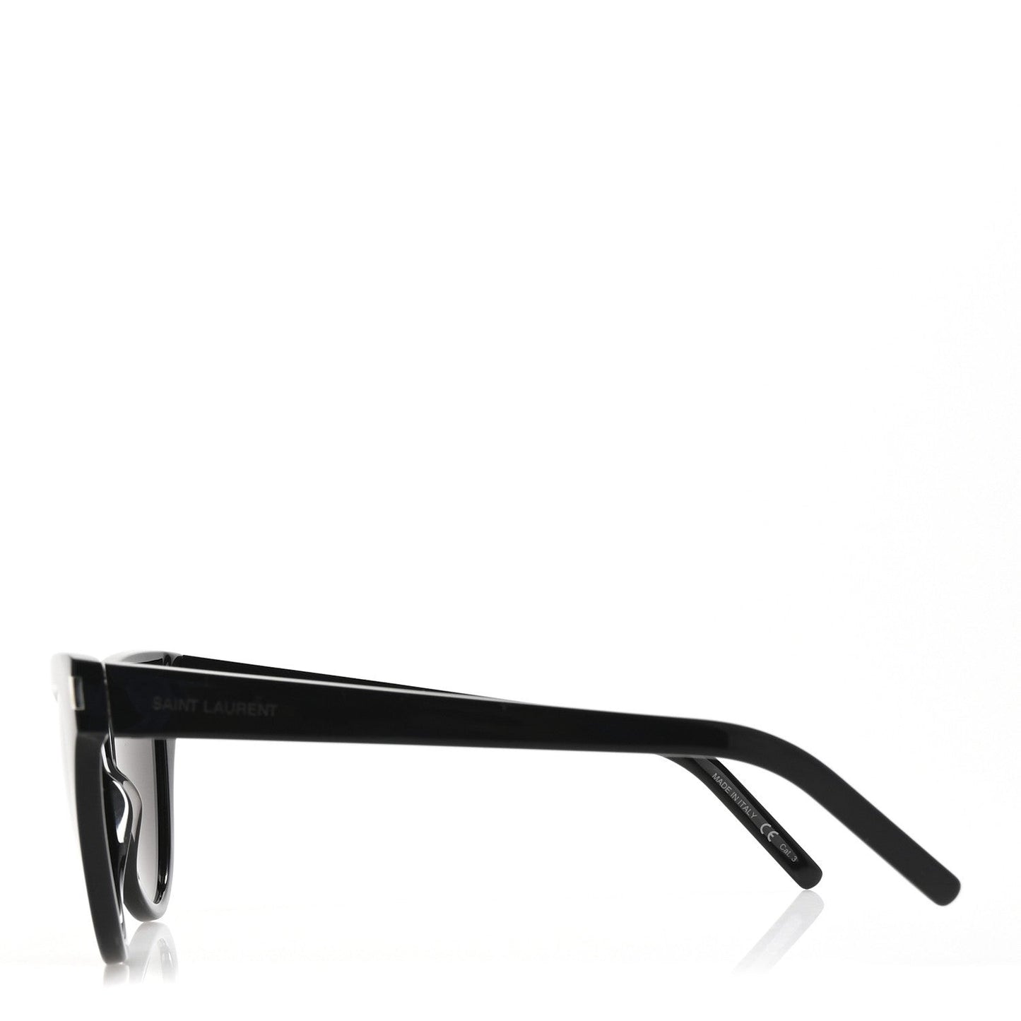 Acetate Cat 3 Cat Eye Sunglasses SL425 Black
