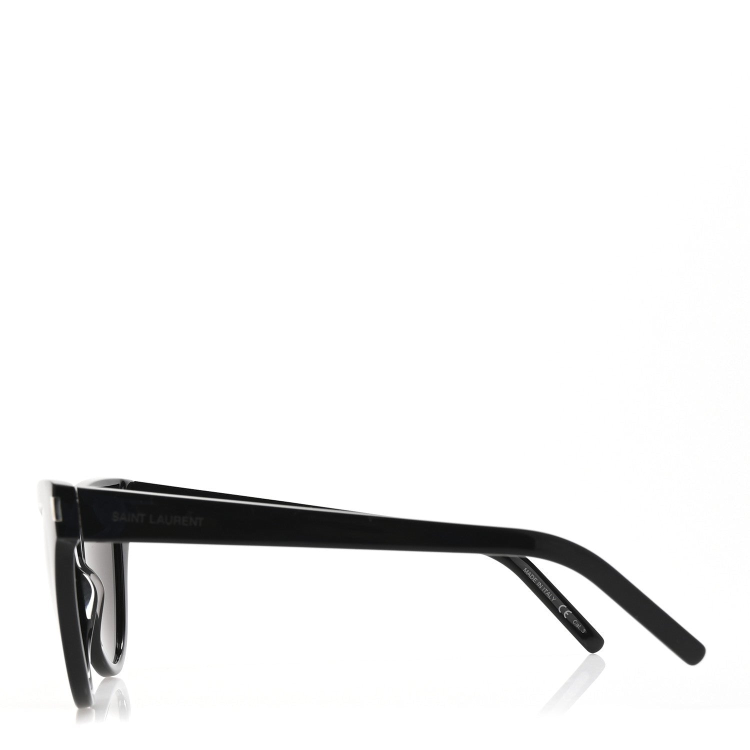 Saint Laurent Acetate Cat 3 Cat Eye Sunglasses SL425 Black 3 of 7
