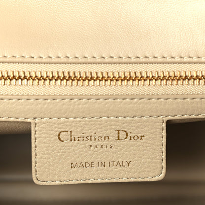 Christian Dior Supple Calfskin Cannage Medium Caro Bag Beige 9 of 16