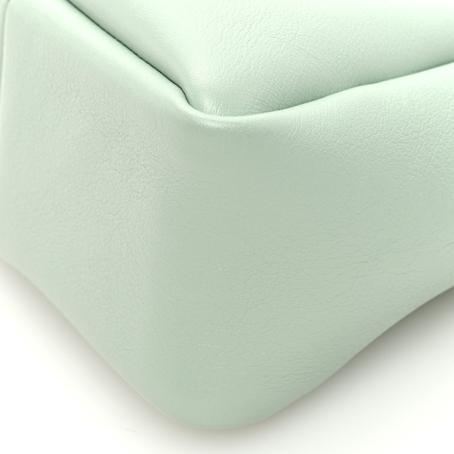 Textured Calfskin Mini G Hobo Celadon