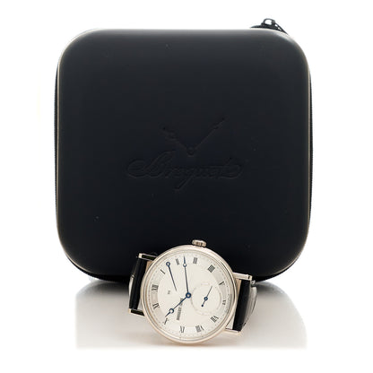 Breguet 18K White Gold Alligator 38mm Classique Manual Winding Watch 5277BB 5 of 5