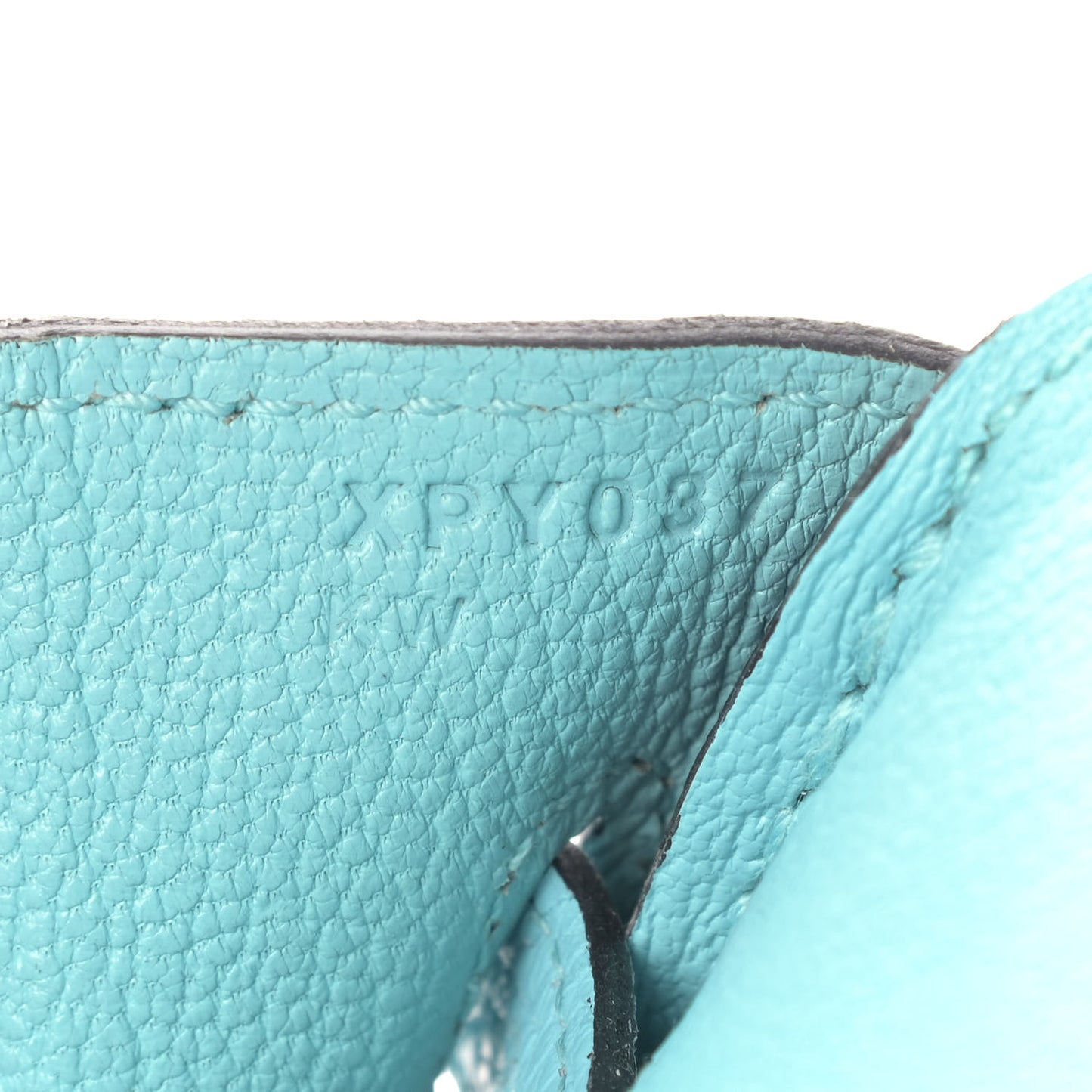 Taurillon Clemence Birkin 30 Bleu Atoll