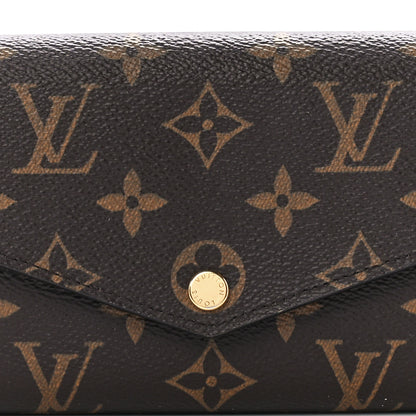 Louis Vuitton Monogram Sarah Wallet NM Coquelicot 8 of 11