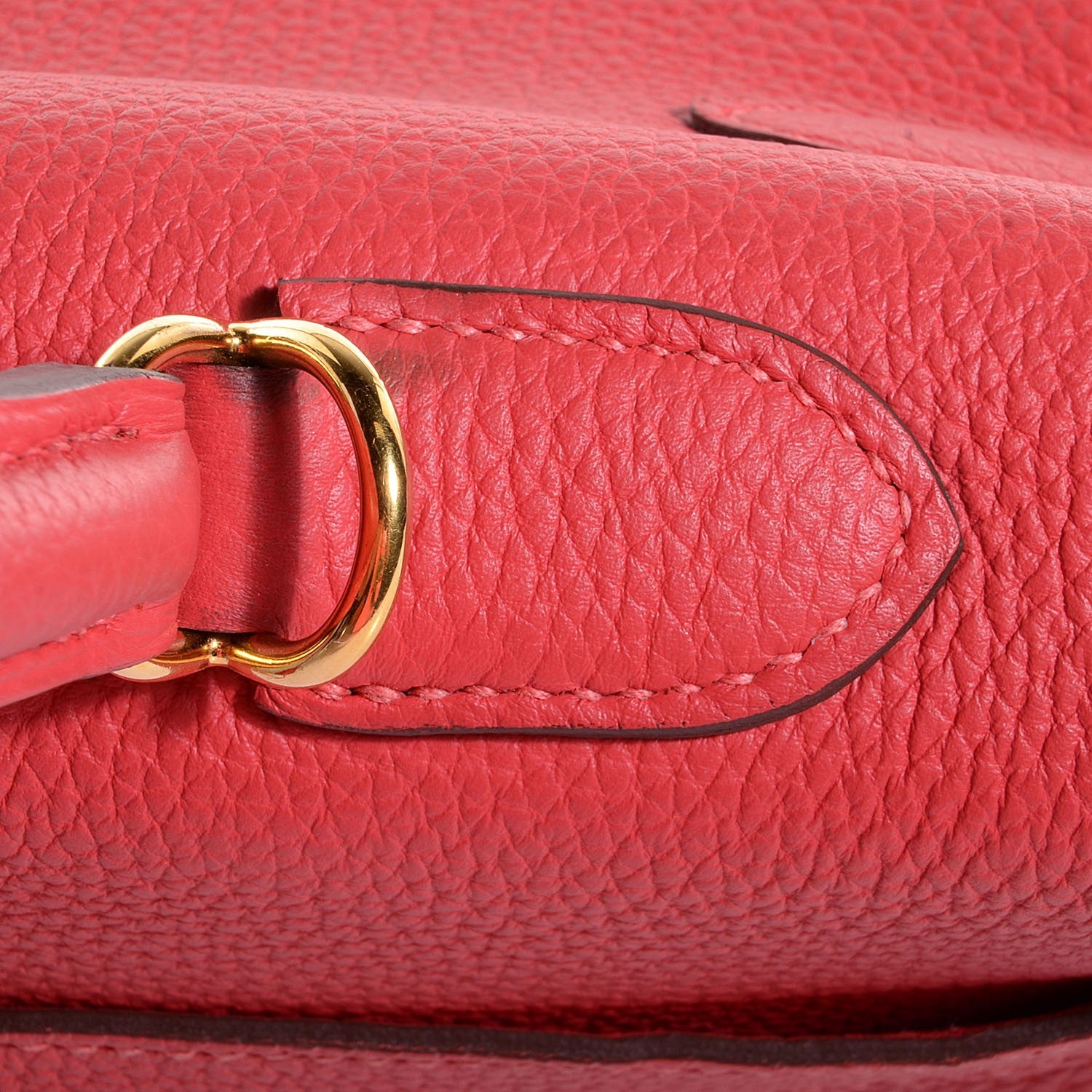 Hermes Togo Kelly Retourne 35 Rouge Pivoine 24 of 24