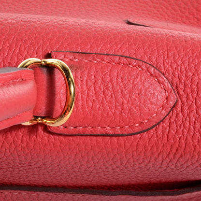 Hermes Togo Kelly Retourne 35 Rouge Pivoine 24 of 24