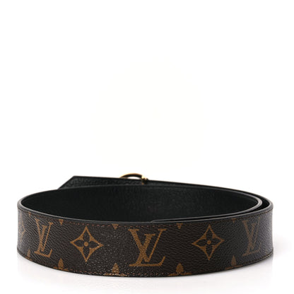 Louis Vuitton Monogram LV Circle 35mm Reversible Belt 80 32 Black 2 of 5