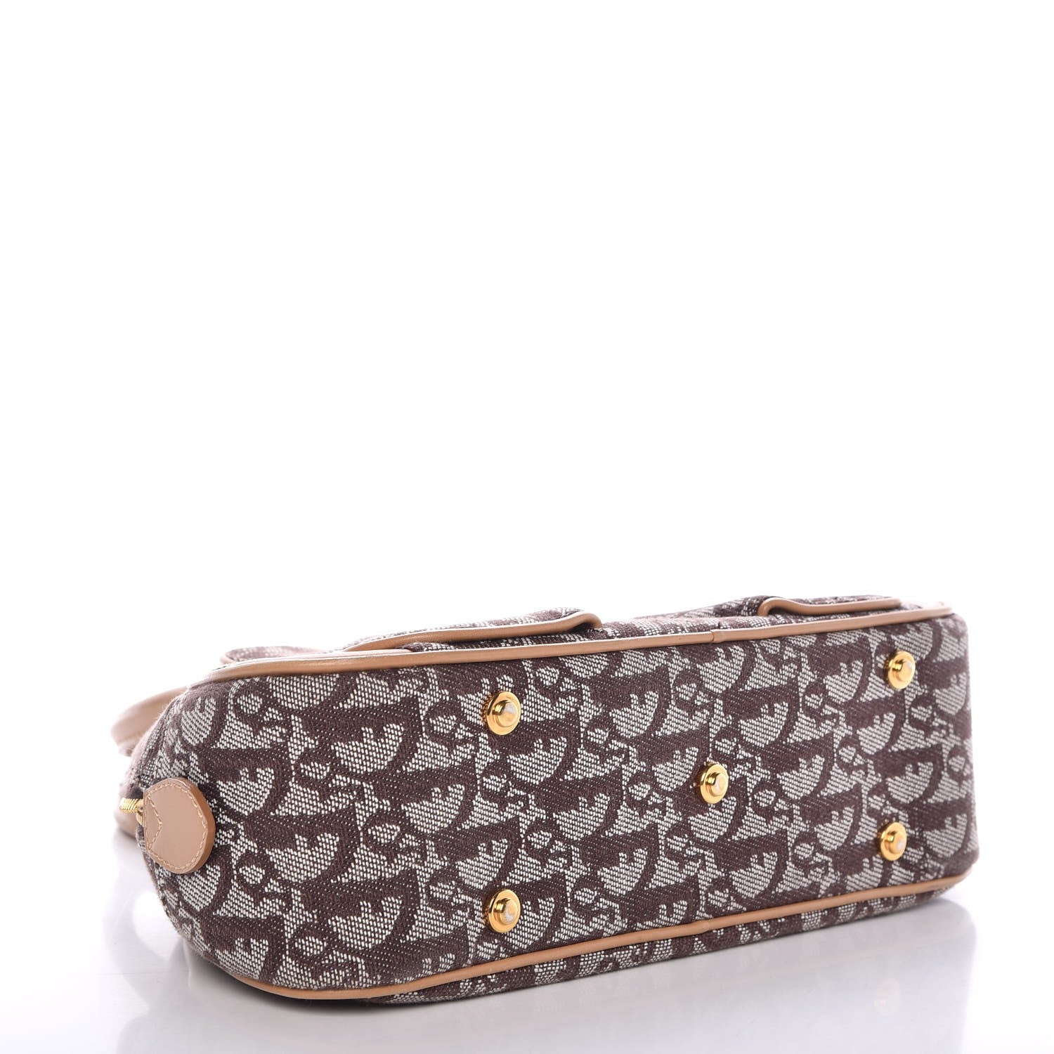 Christian Dior Monogram Mini Saddle Bowler Brown 4 of 7