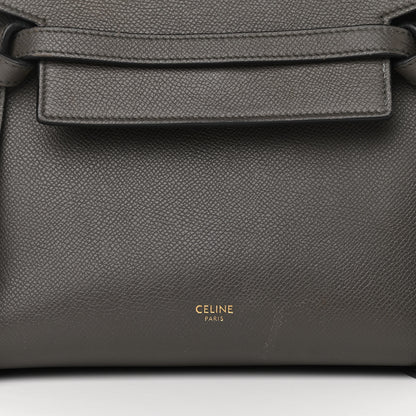 Celine Baby Grained Calfskin Micro Belt Bag Grey 7 of 20