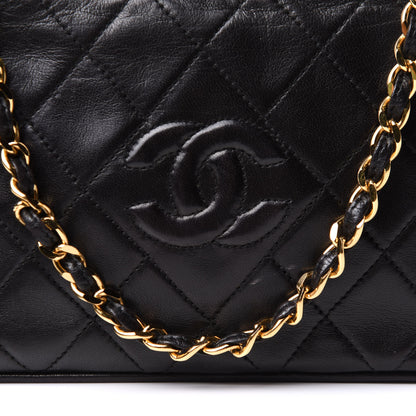 Chanel Lambskin Quilted Tassel Camera Case Black 9 of 12