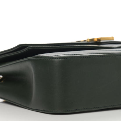 Saint Laurent Lambskin Matelasse Chevron Monogram Medium Sulpice Bag Black 10 of 16