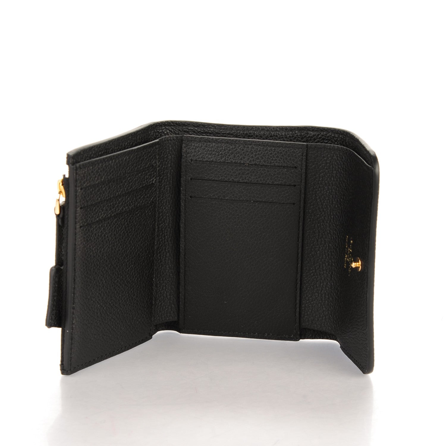 Louis Vuitton Empreinte Pont-Neuf Compact Wallet Black 6 of 7