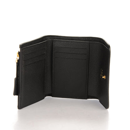 Louis Vuitton Empreinte Pont-Neuf Compact Wallet Black 6 of 7
