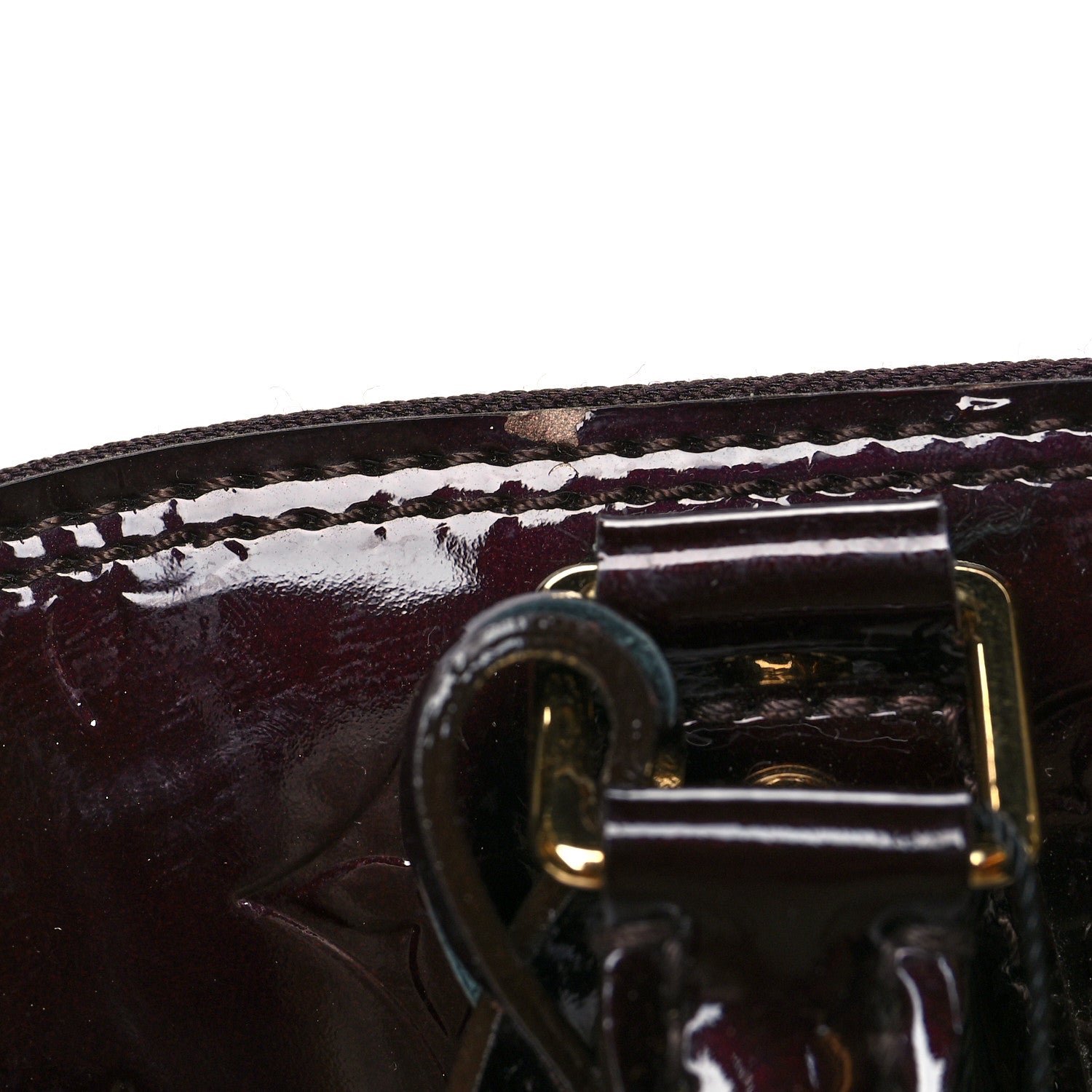 Louis Vuitton Vernis Alma GM Amarante 13 of 13