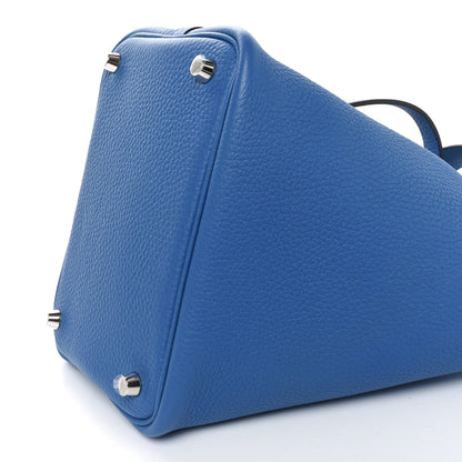 Hermes Taurillon Clemence Picotin Lock 18 PM Bleu Zanzibar 11 of 11
