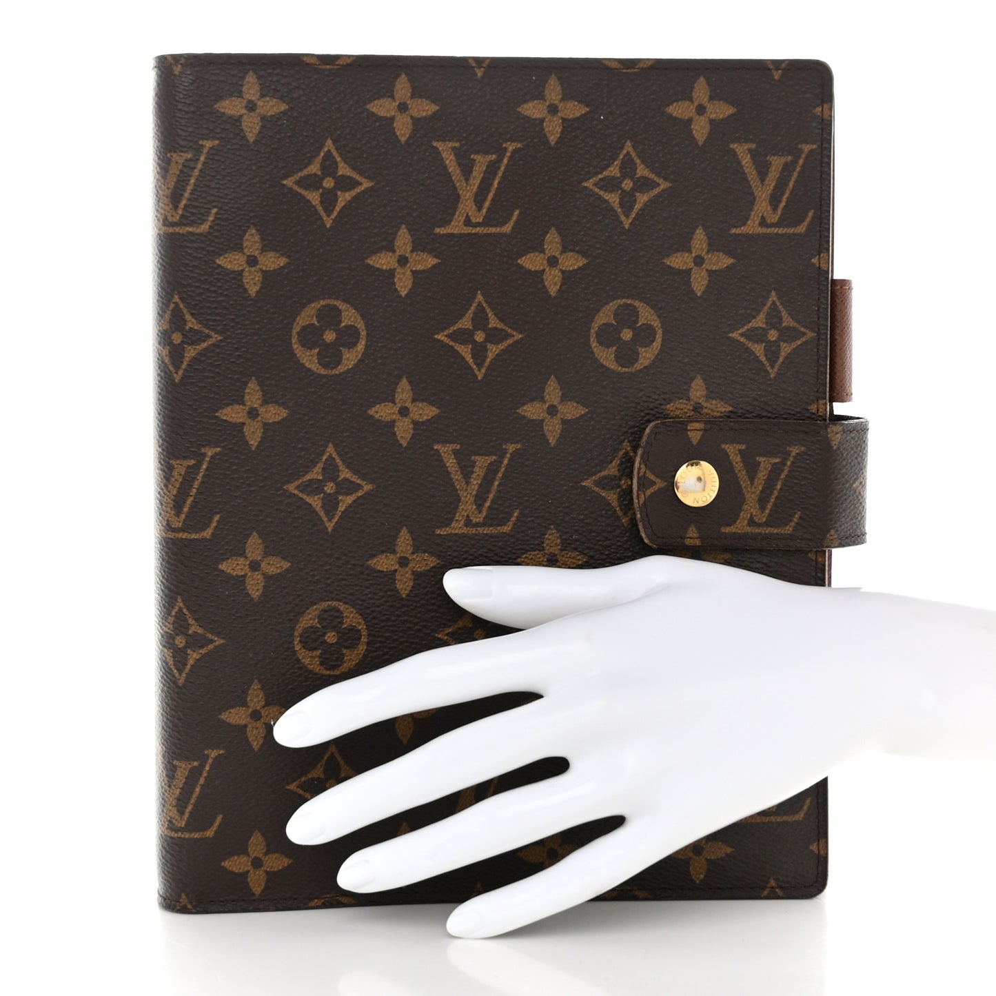 Monogram Large Ring Agenda Cover