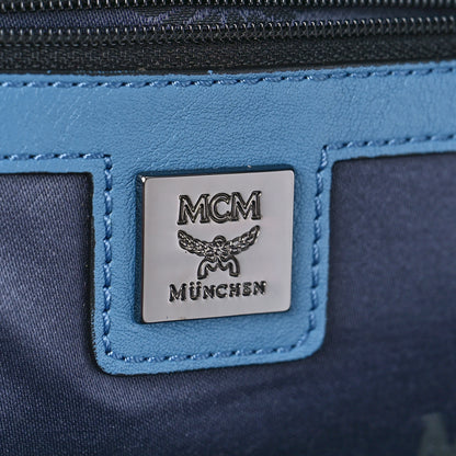 MCM Visetos Studded Small Stark M Backpack Blue 5 of 8