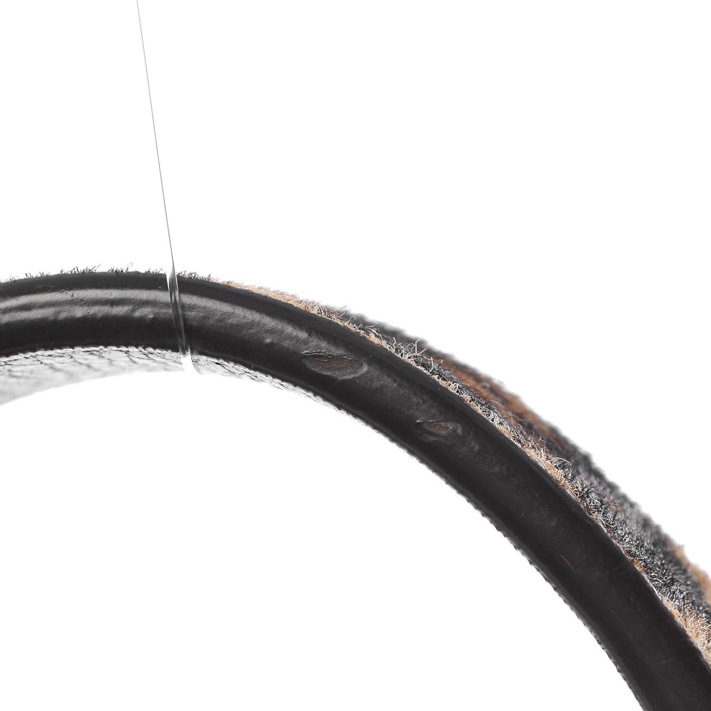 Calf Hair Leopard Print Shoulder Bag Avorio