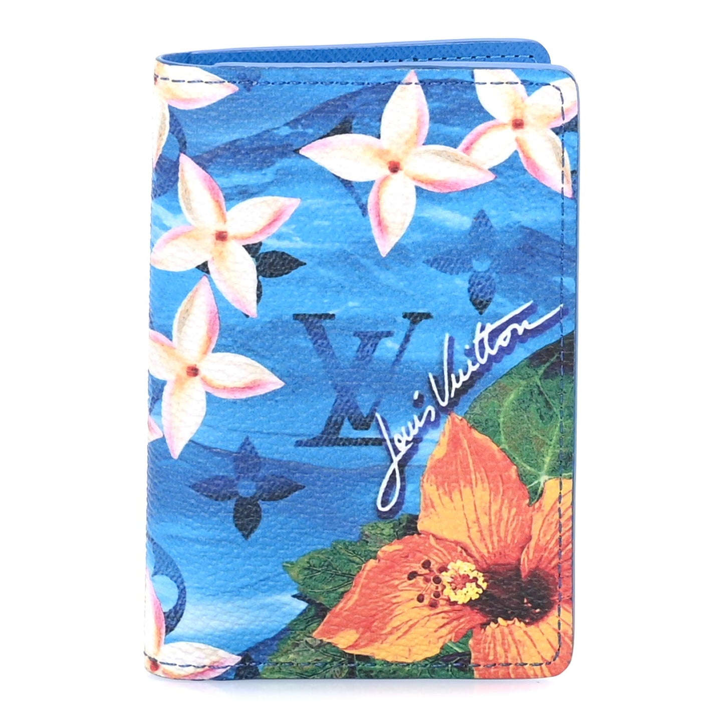 Monogram Surfin' Pocket Organizer NM Blue