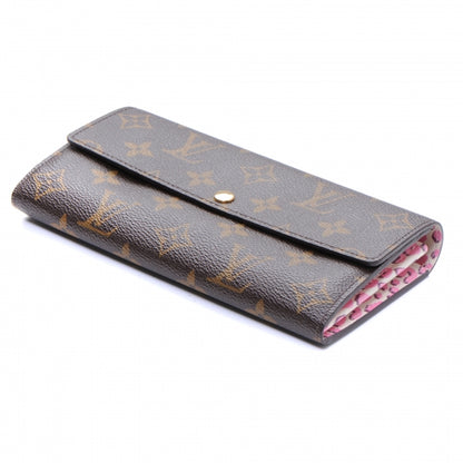 Louis Vuitton Monogram Leopard Sarah Wallet Blanc Corail 4 of 7