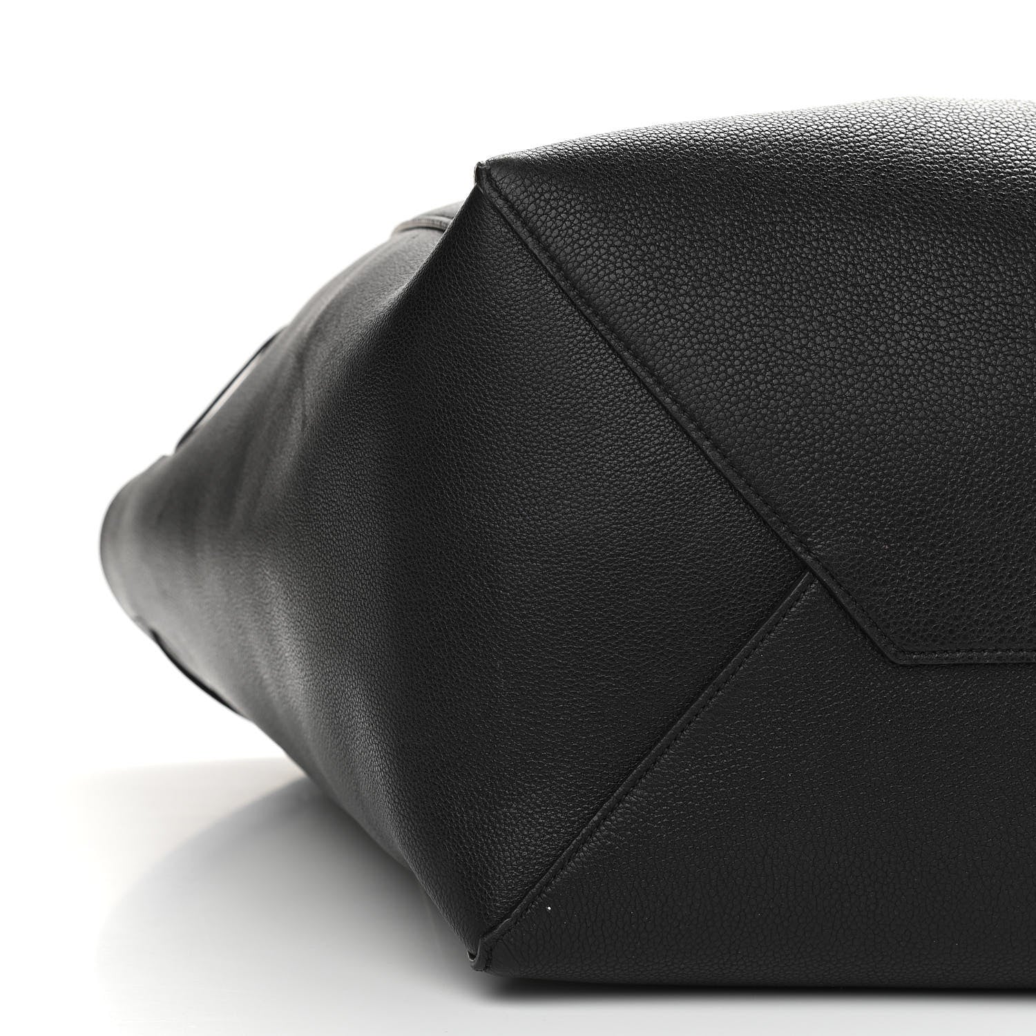 Celine Soft Grained Calfskin Medium Belt Cabas Phantom Black 5 of 10