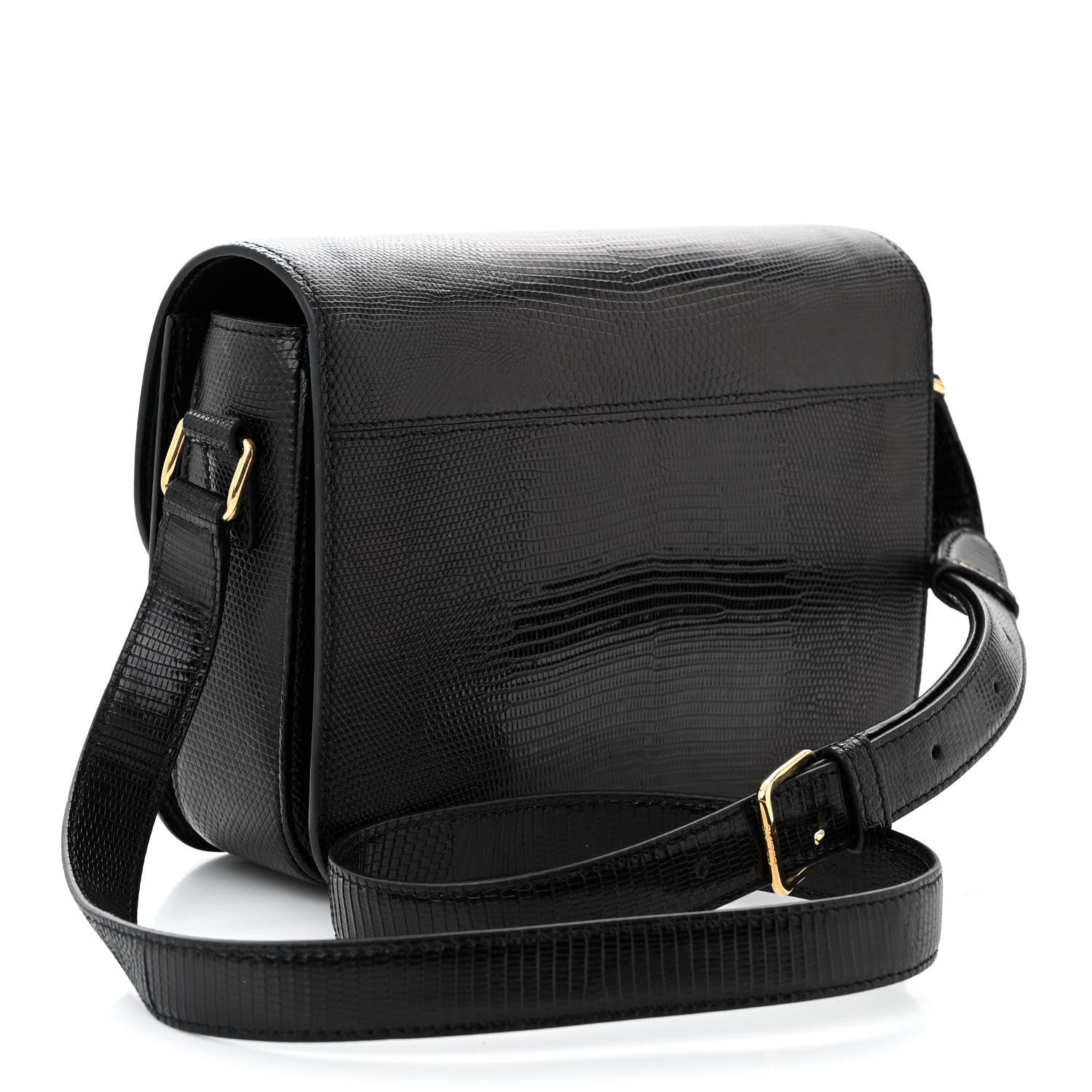 Celine Lizard Medium Triomphe Black 3 of 10